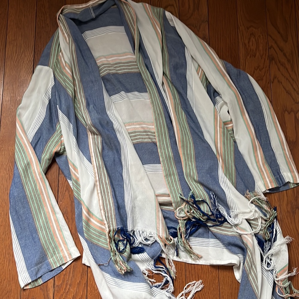 Altar’d State fringe oversized comfy cardigan size extra small
